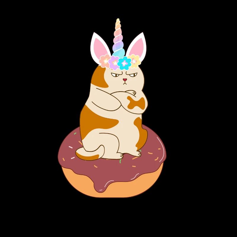 Cat Unicorn Donut