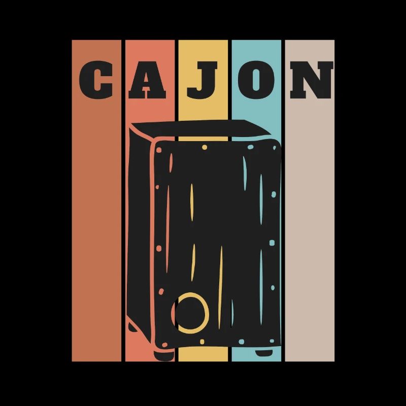 Cajon Box Drum Instrument Peruvian Cajon