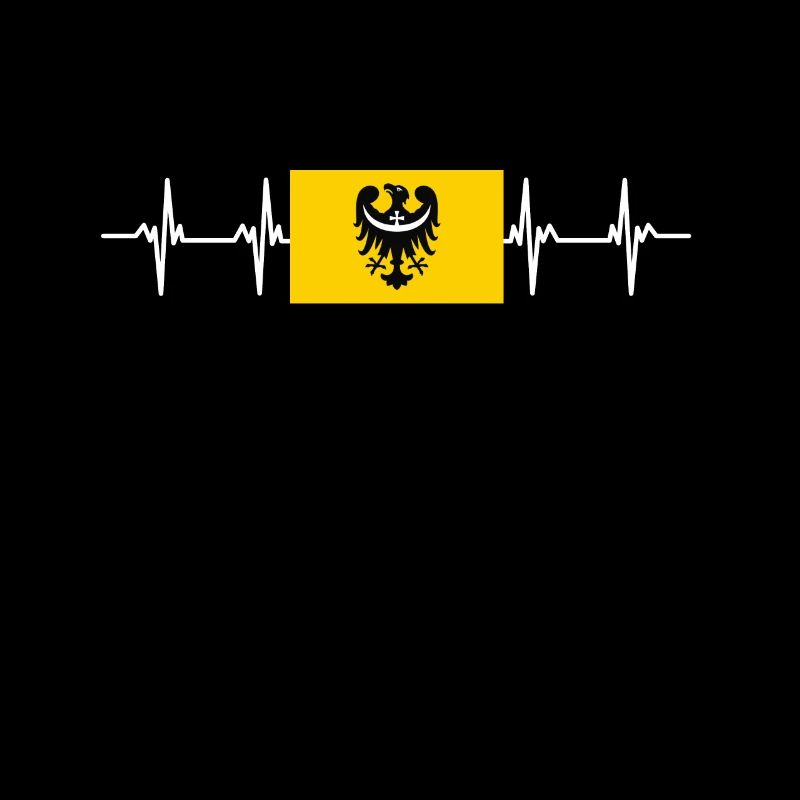 Pologne Drapeau de la Basse-Silésie