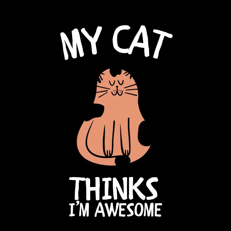 Propriétaire de chat - Mon chat pense que je suis génial