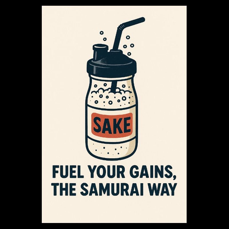 Saké et Gains Style Samurai