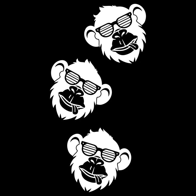 Affe Cool Kopf