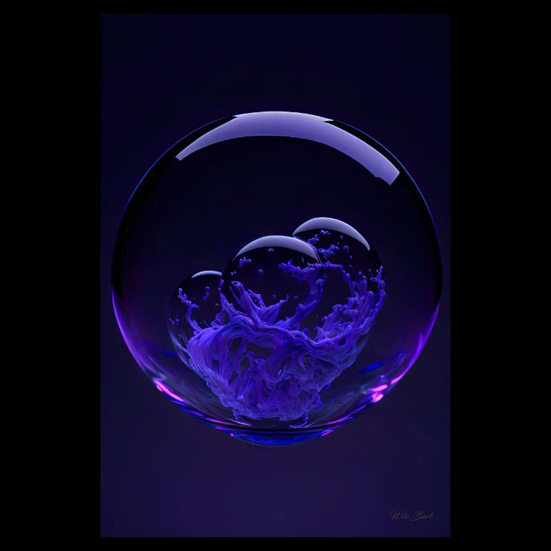 Clouds in a bubble purple3