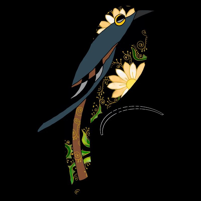 Bunter Vogel