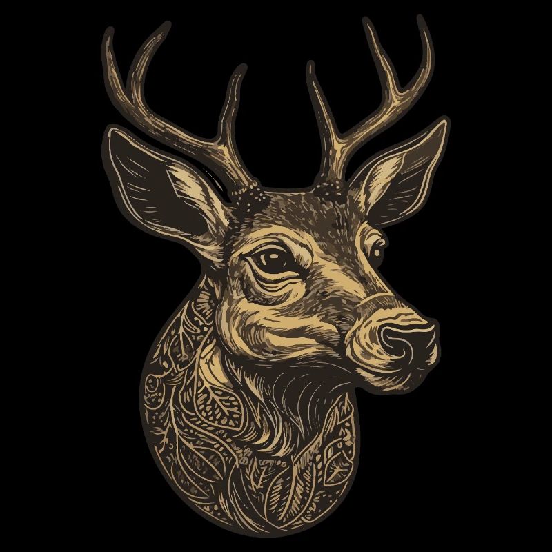 Portrait de cerf