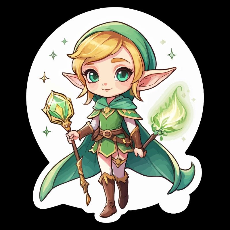 Elf Fantasy Illustration
