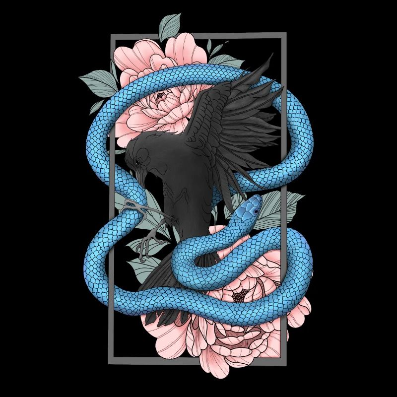Raven + Snake