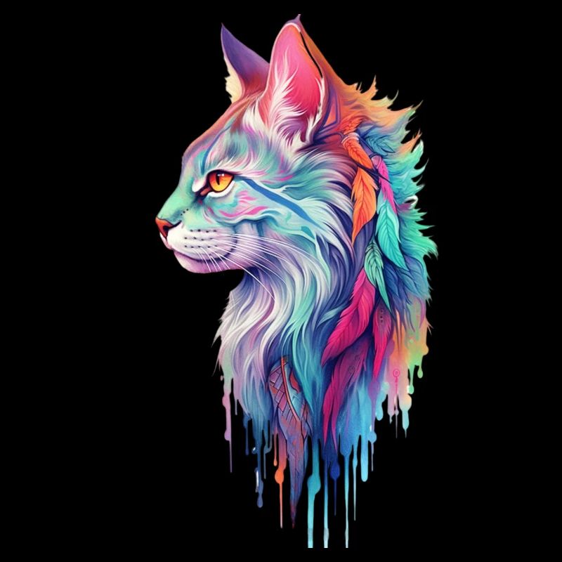 Hippie Katze