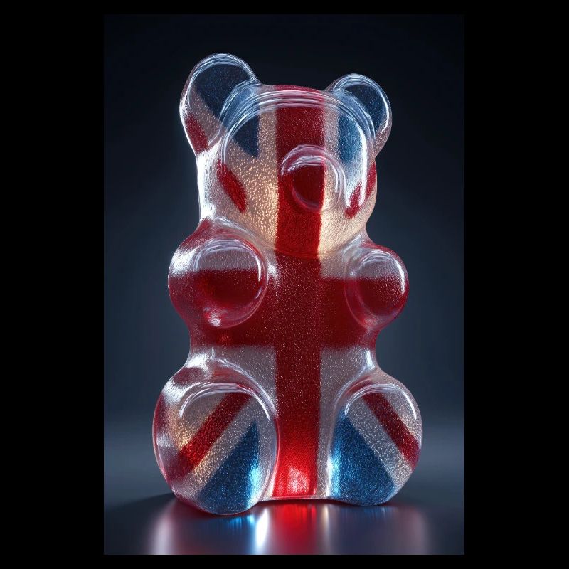 British Flag Gummy Bear