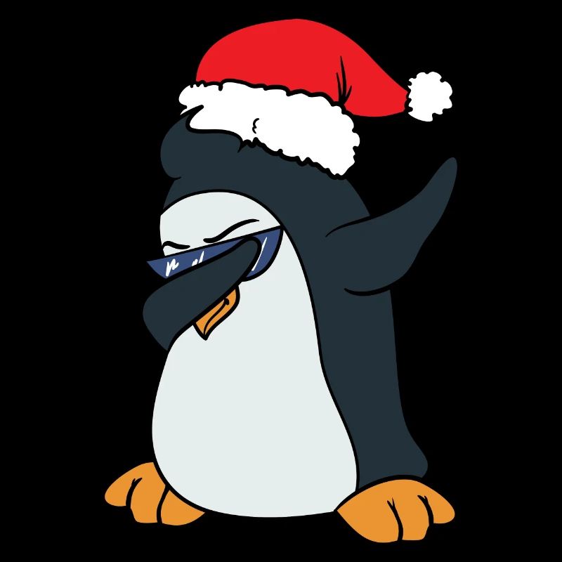 Christmas Dabbing Dab Penguin