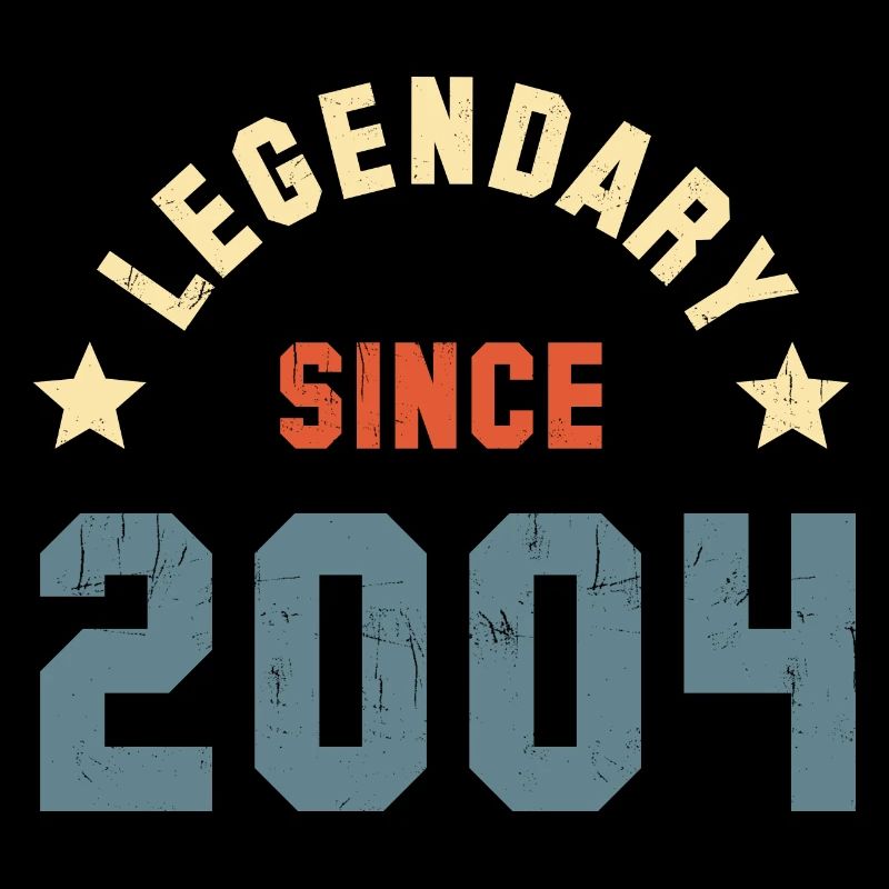 Vintage Legendary since 2004 Geburtstag Retro