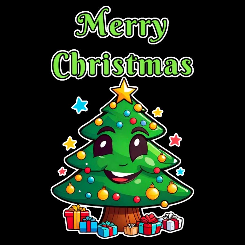 Joyeux Noël sapin de Noël avec cadeaux