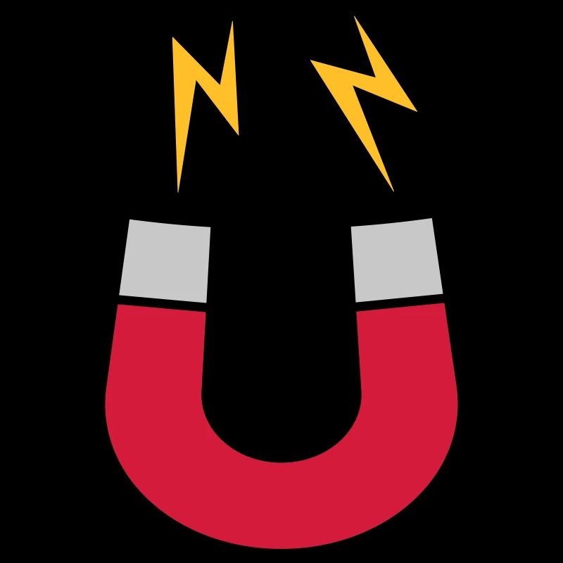 Magnet Logo Blitze lustig