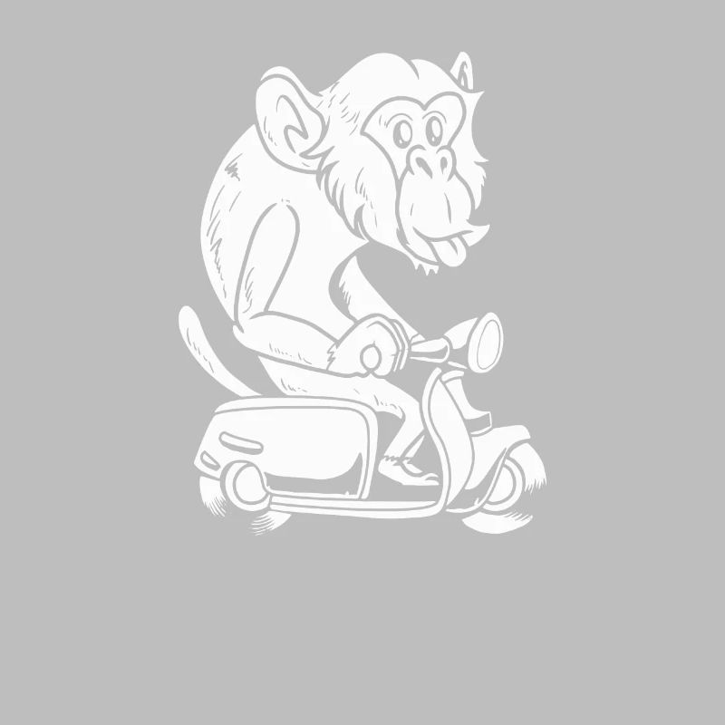 Motorroller Affe