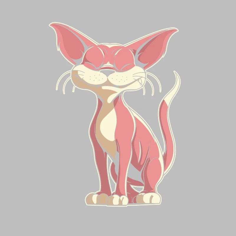 Chat Sphynx Drôle