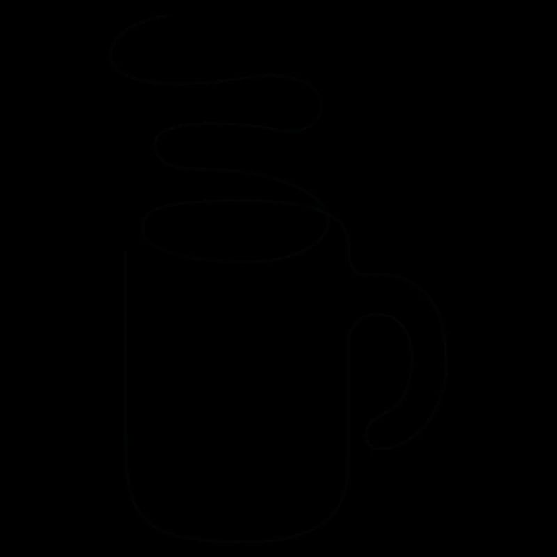 Coffee cup one line