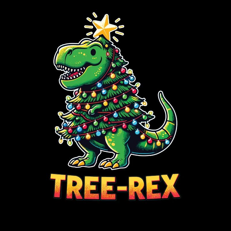 Tree-Rex lustiger Dinosaurier Wortspiel T-Rex