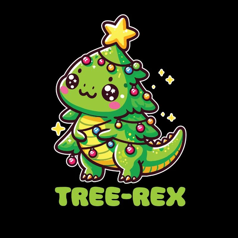 Tree-Rex Funny Dinosaur Pun T-Rex
