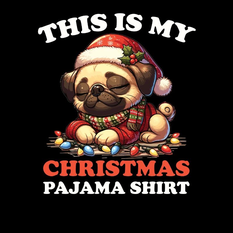 Carlin Pyjama de Noël Chiens