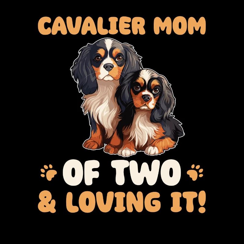 Cavalier King Charles Spaniel Cavalier Maman de deux enfants
