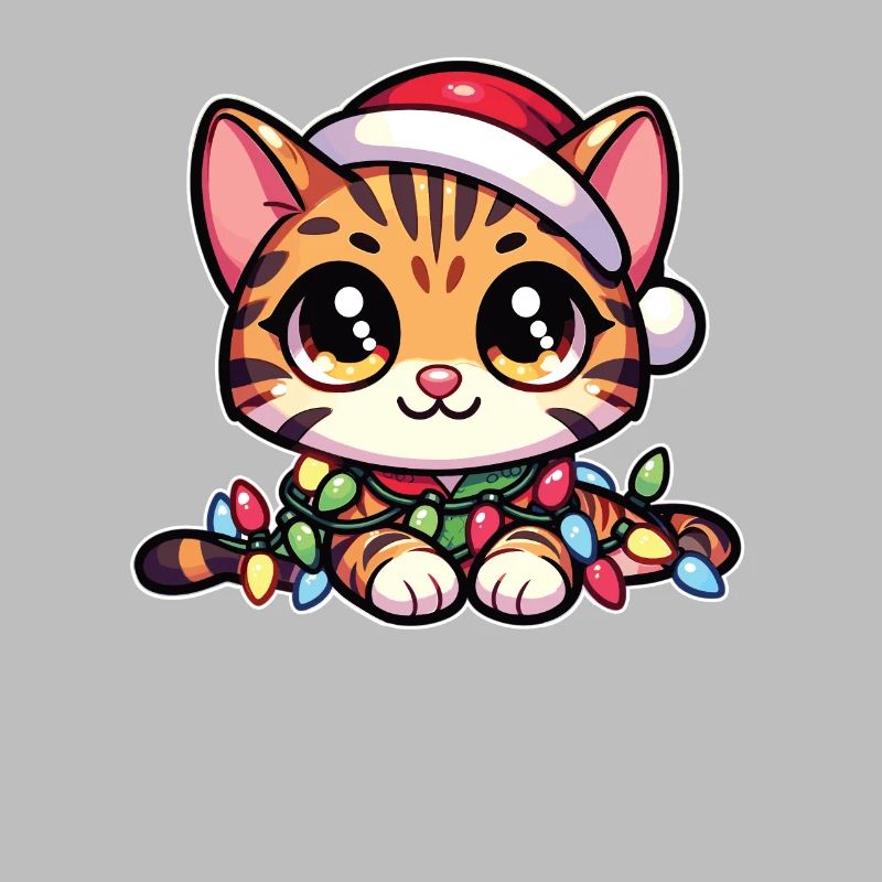 Fées de Noël Bengal Chat