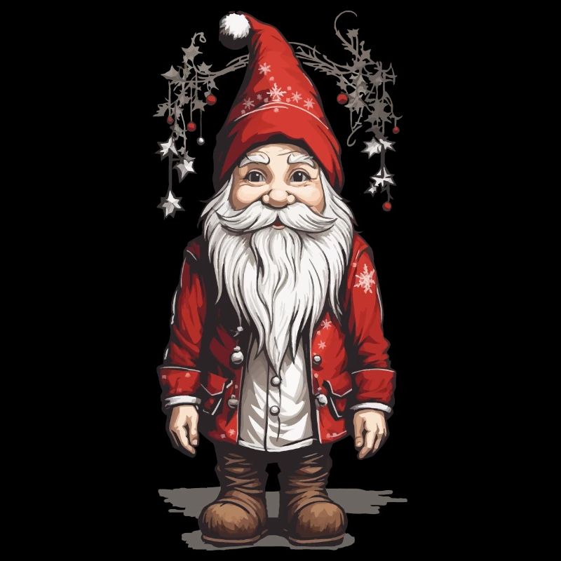 Gnome de Noël rétro à Noël