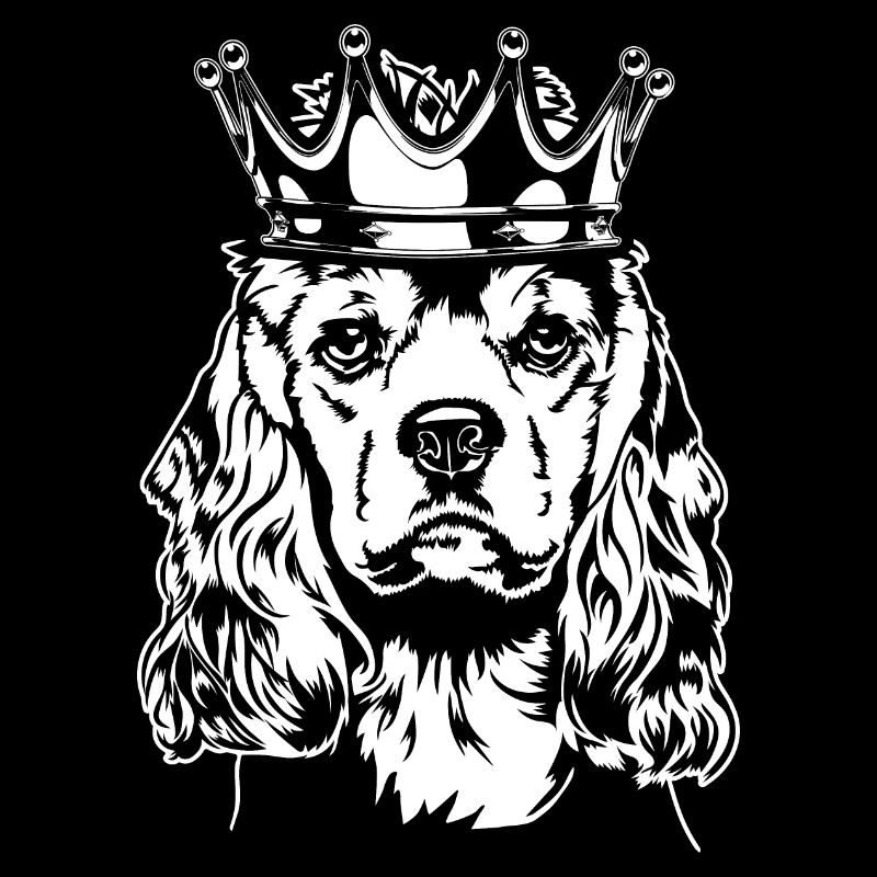 American Cocker Spaniel Crown Dog Dogs Wilsigns
