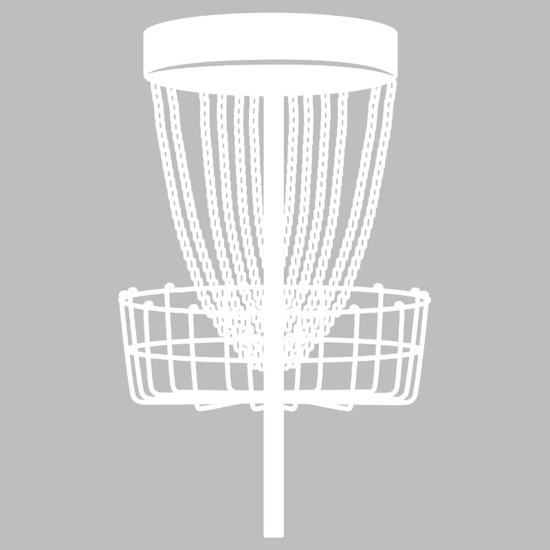 Discgolf Korb Disc Golf Silhouette Discgolfer