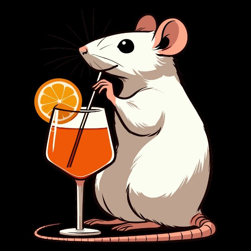 Maus Ratte Aperitif Aperoli Spritz Campari Drink