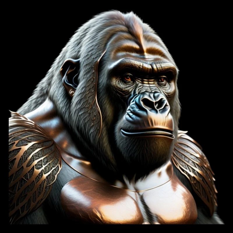 Le gorille de bronze