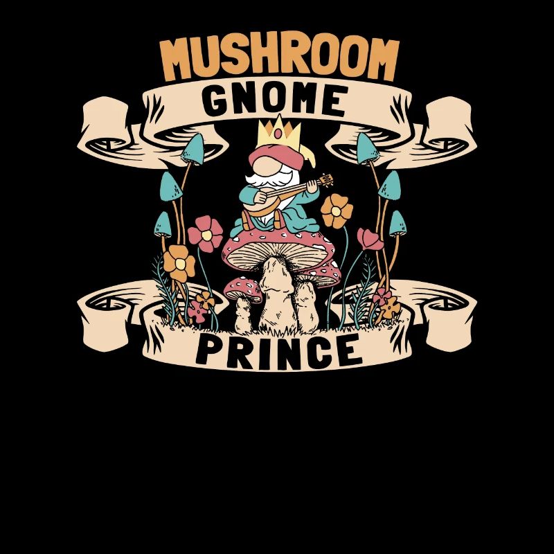 Cueilleurs de champignons Prince Nain de champignons