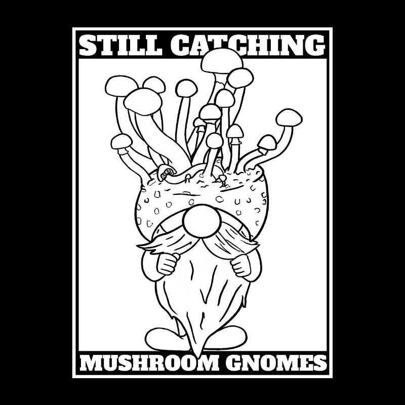 Champignons cueilleurs de champignons Drôle de nain de champignons