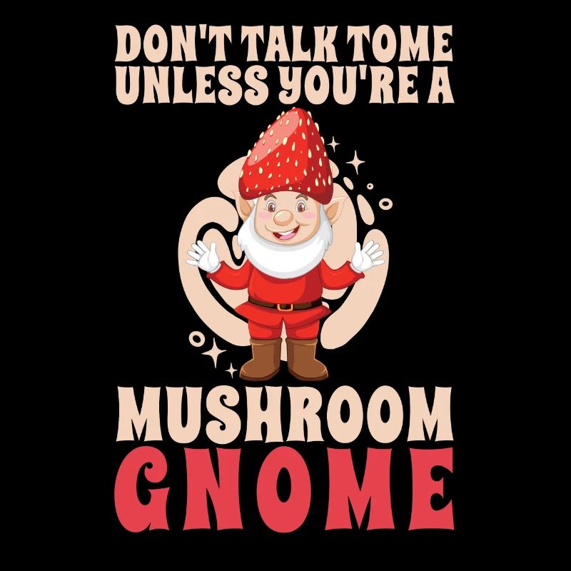 Cueilleurs de champignons Champignons Drôle de nain de champignons