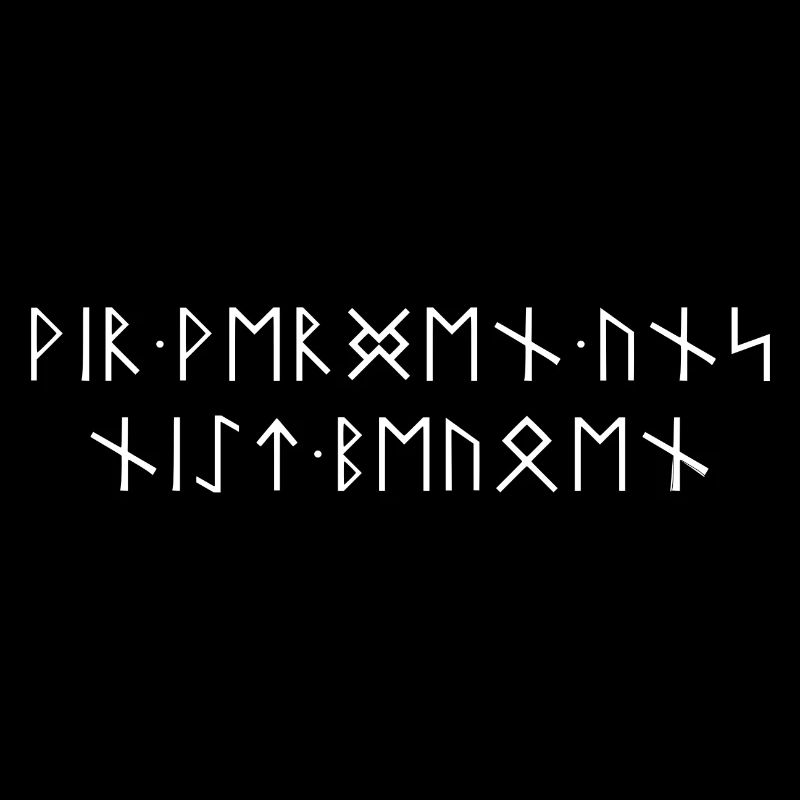 We will not bow to runic script Teutons
