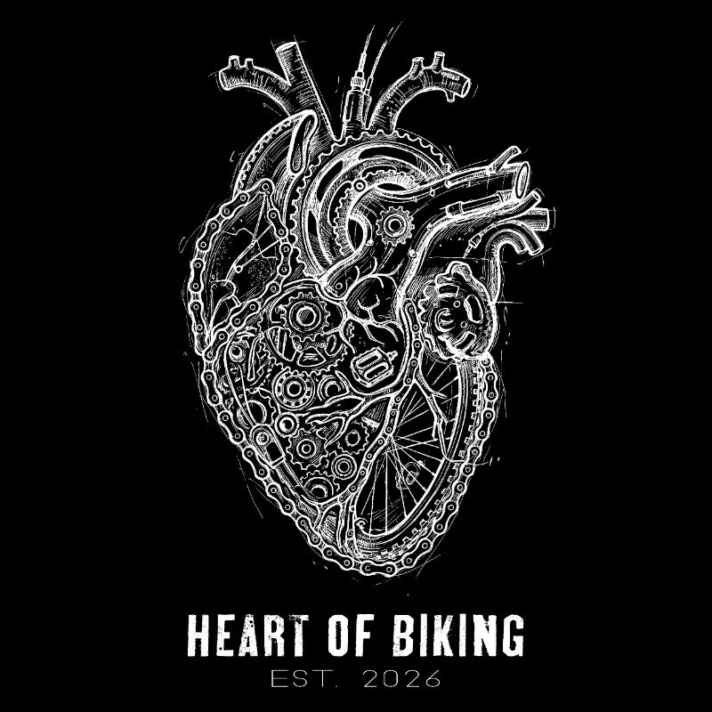 Bicycle Heart - Biking Passion Retro