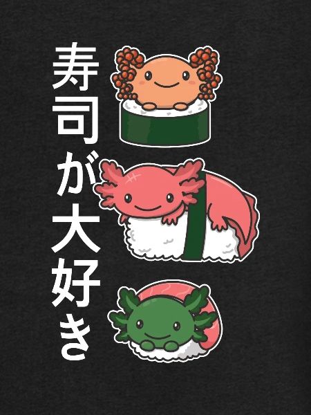 Sushi Axolotls kawaii Sushi Axolotl