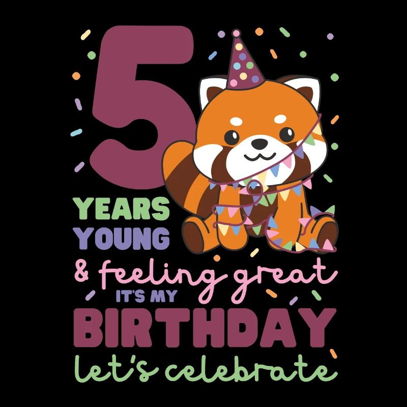 Panda roux pour les enfants de 5 ans