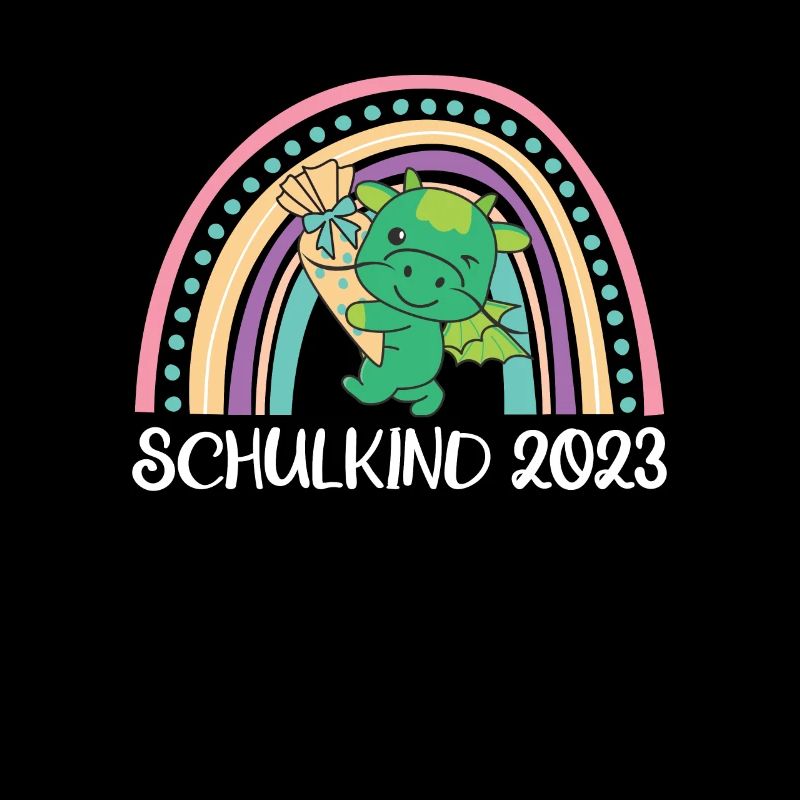 Schulkind 2023 Einschulung Drache Schule