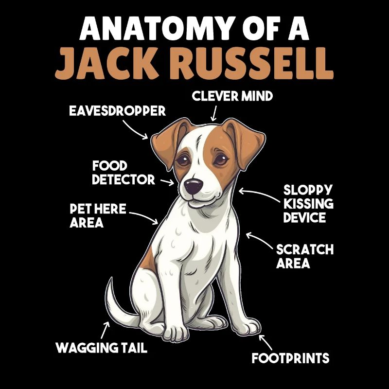 Explication du chien Anatomie de Jack Russell