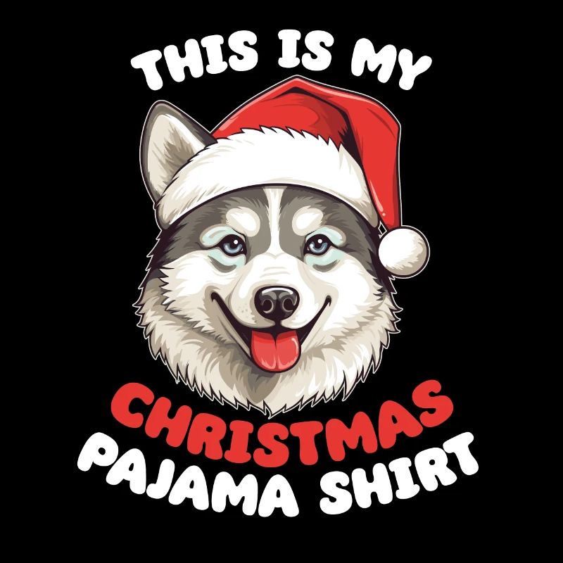 Husky Noël Pyjamas Chiens