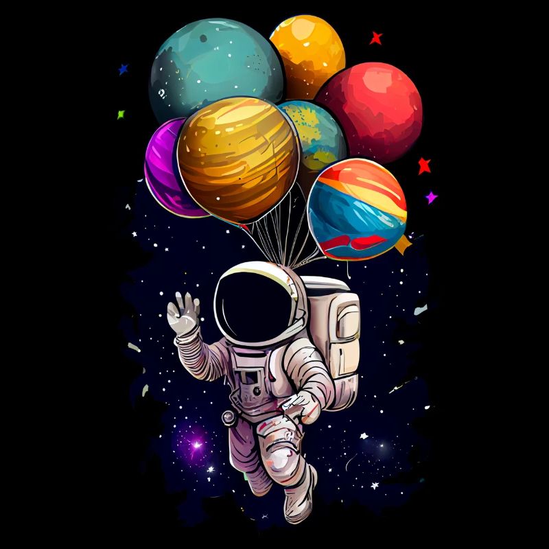 Astronaute sur la lune