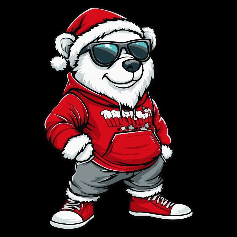 Polar Bear Christmas X-Mas Polar Bear