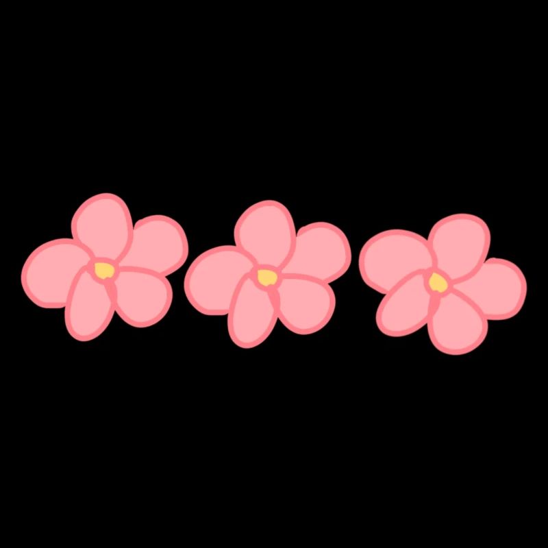 Trois fleurs fleur plante rose forme