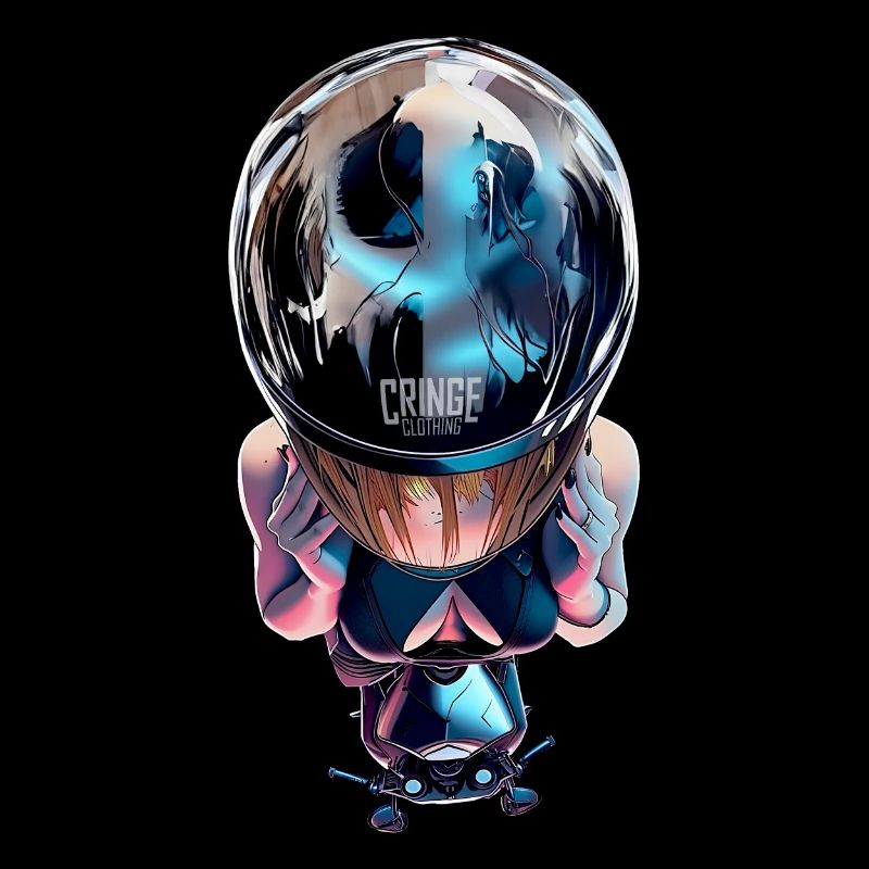 Cyber Biker Reflection