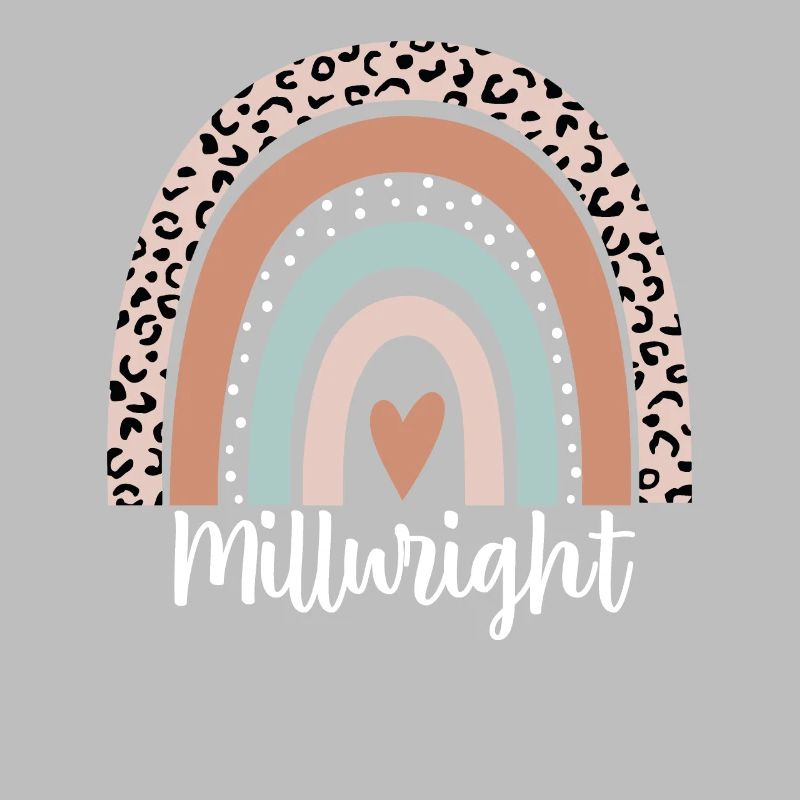 Millwright Regenbogen Leopard Lustig Millwright