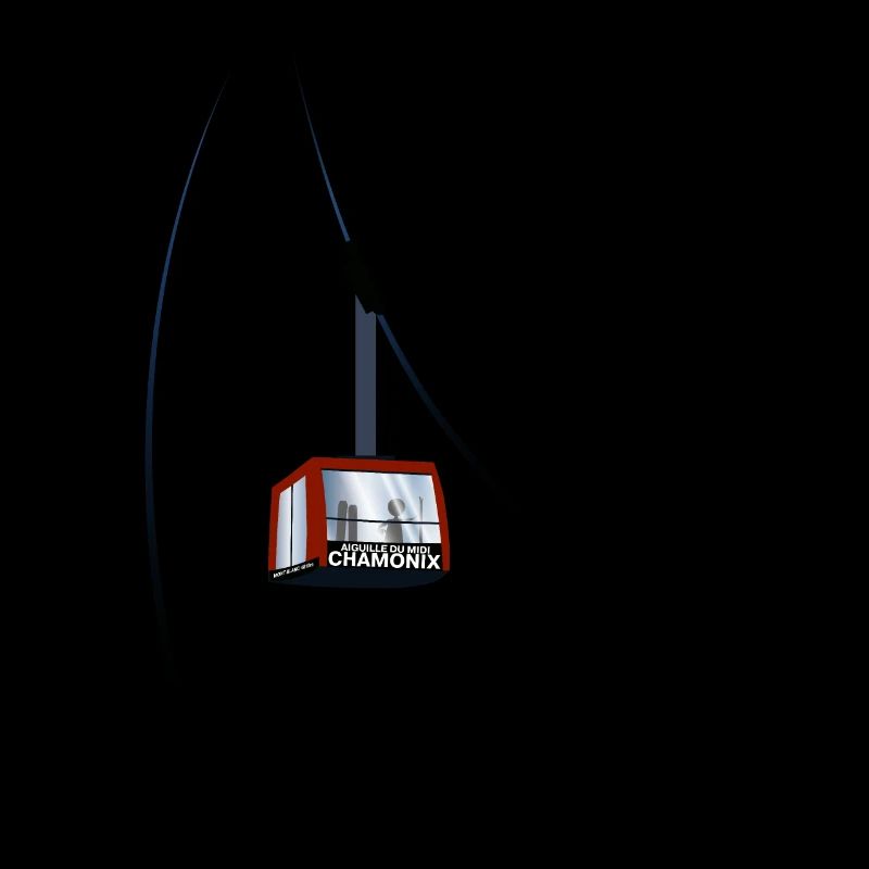 Gondola Aiguille du Midi Chamonix leewarddesign