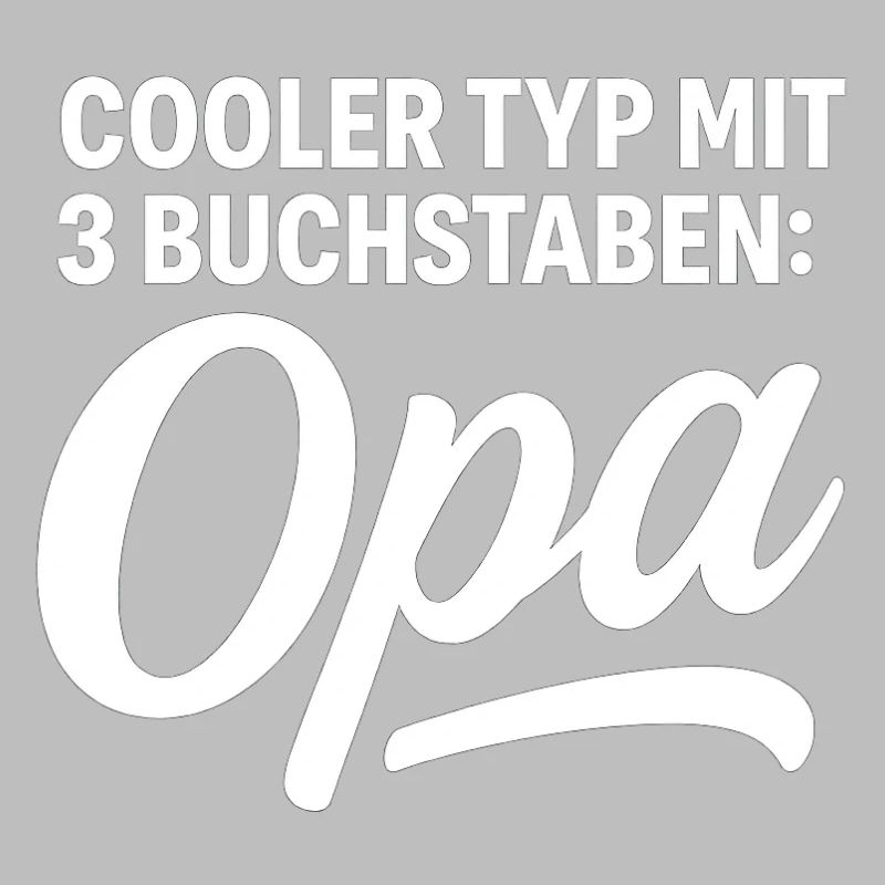 Cooler Typ mit 3 Buchstaben: OPA