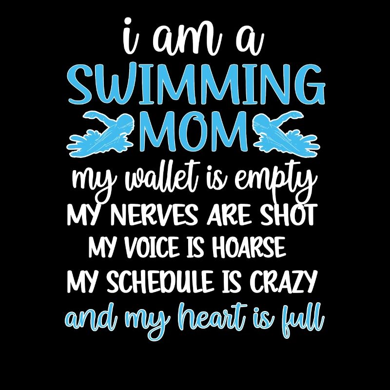 Schwimmmama Mutter Von Schwimmer Schwimm-Mama