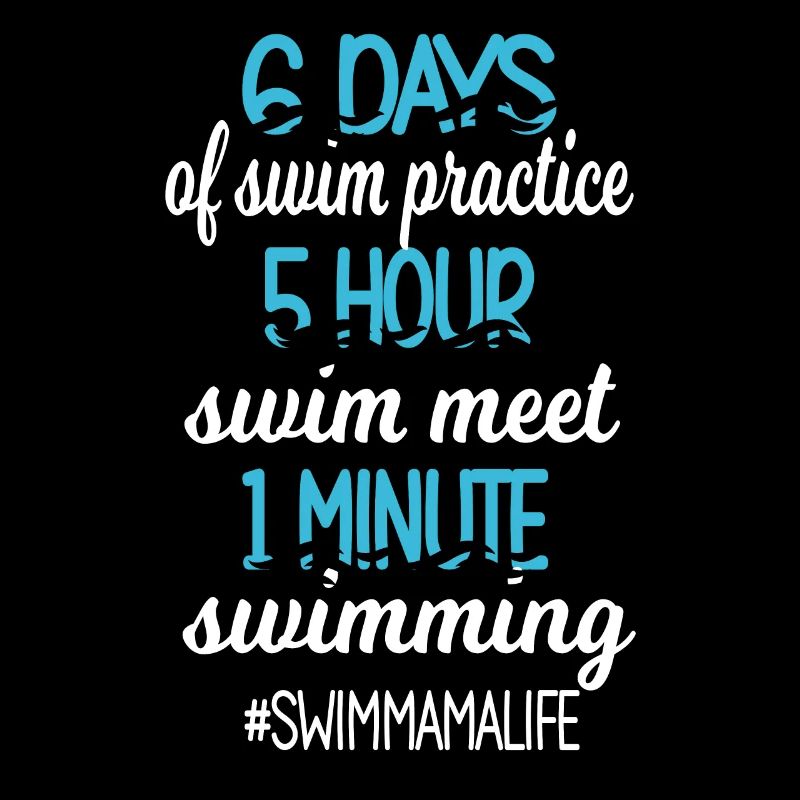 Schwimmmama Mama Eines Schwimmers Schwimm-Mutter