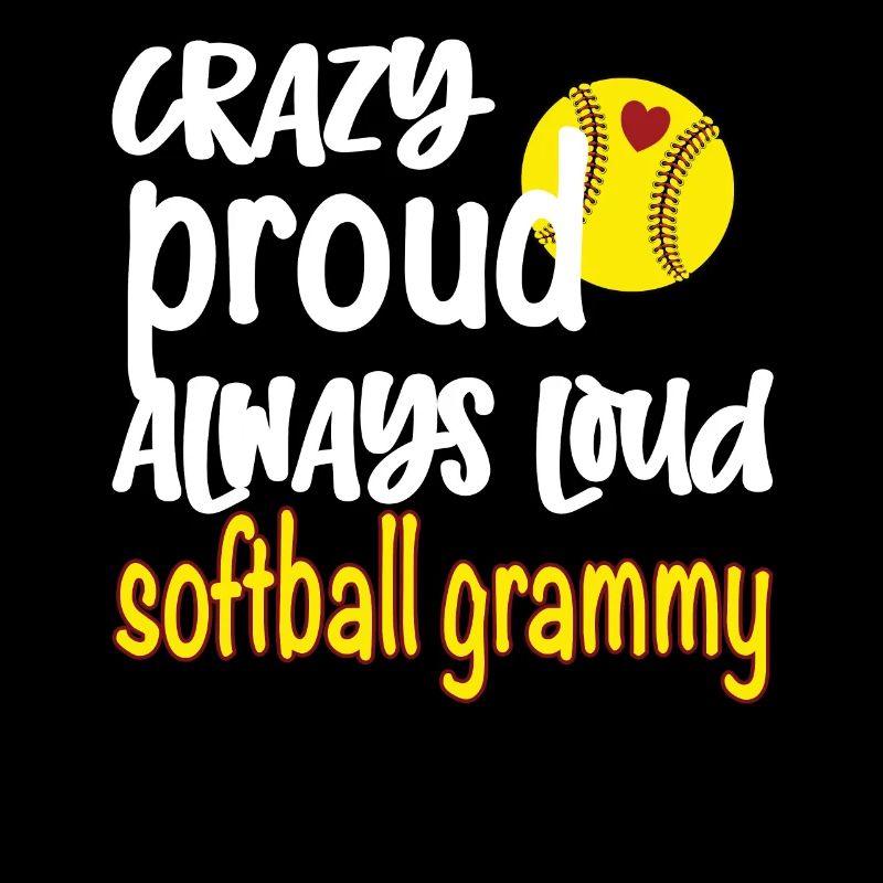 Grammy Grandma By Softball Player Softball Grammy
